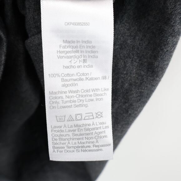 NWT Madewell 100% Cotton Relaxed Oversized Tee Heather Basalt Grey Size XS - Picture 10 of 10